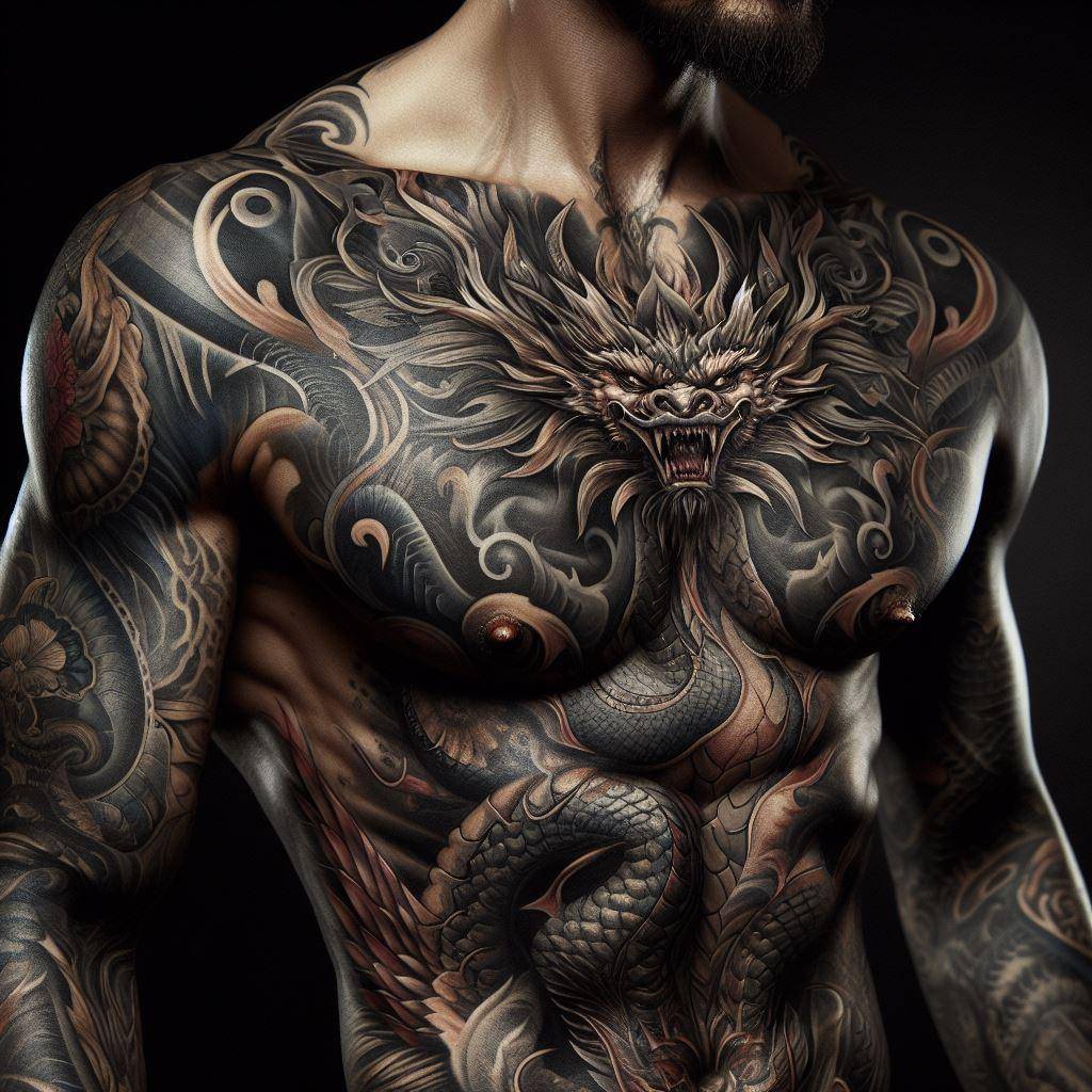 Chest Tattoo Embrace Your Unique Expression! Your Own Tattoo Design