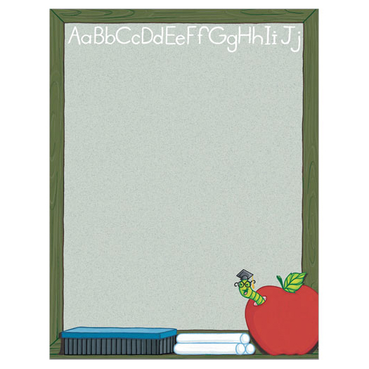 Chalk It Up Blackboard Border Paper Your Paper Stop