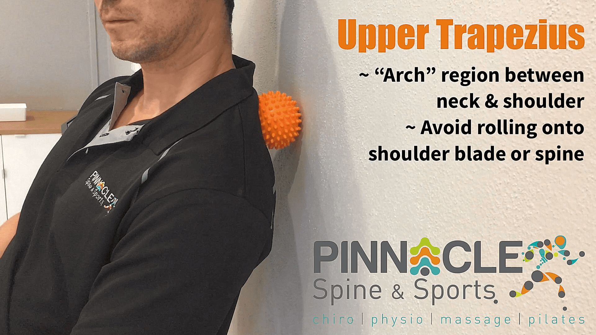Upper Trapezius Spiky Ball Pinnacle Spine & Sports