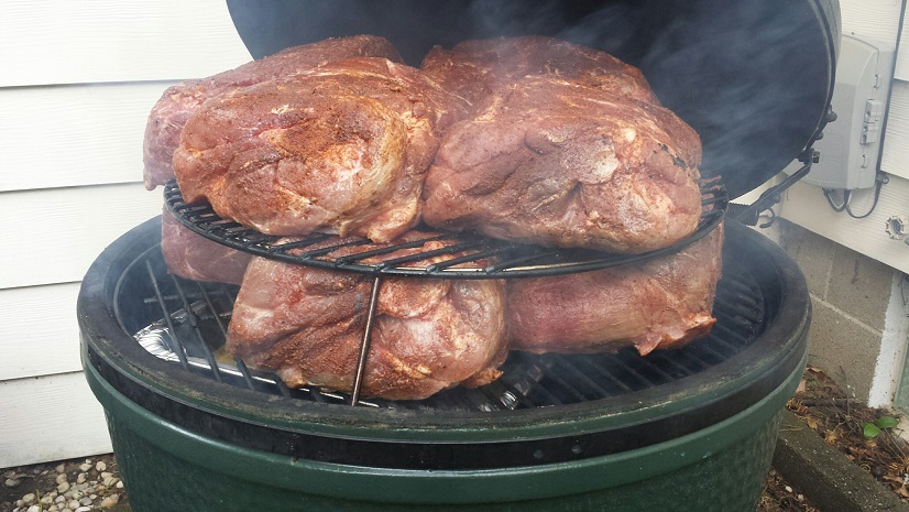 How to make pulled pork on a Big Green Egg The Place