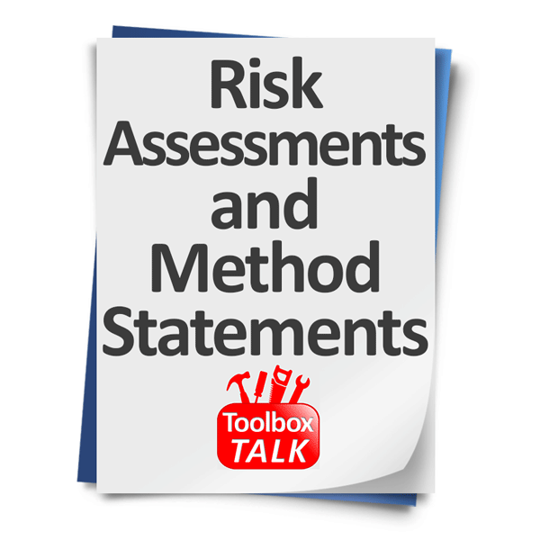 Risk Assessments and Method Statements Toolbox Talk Template Your