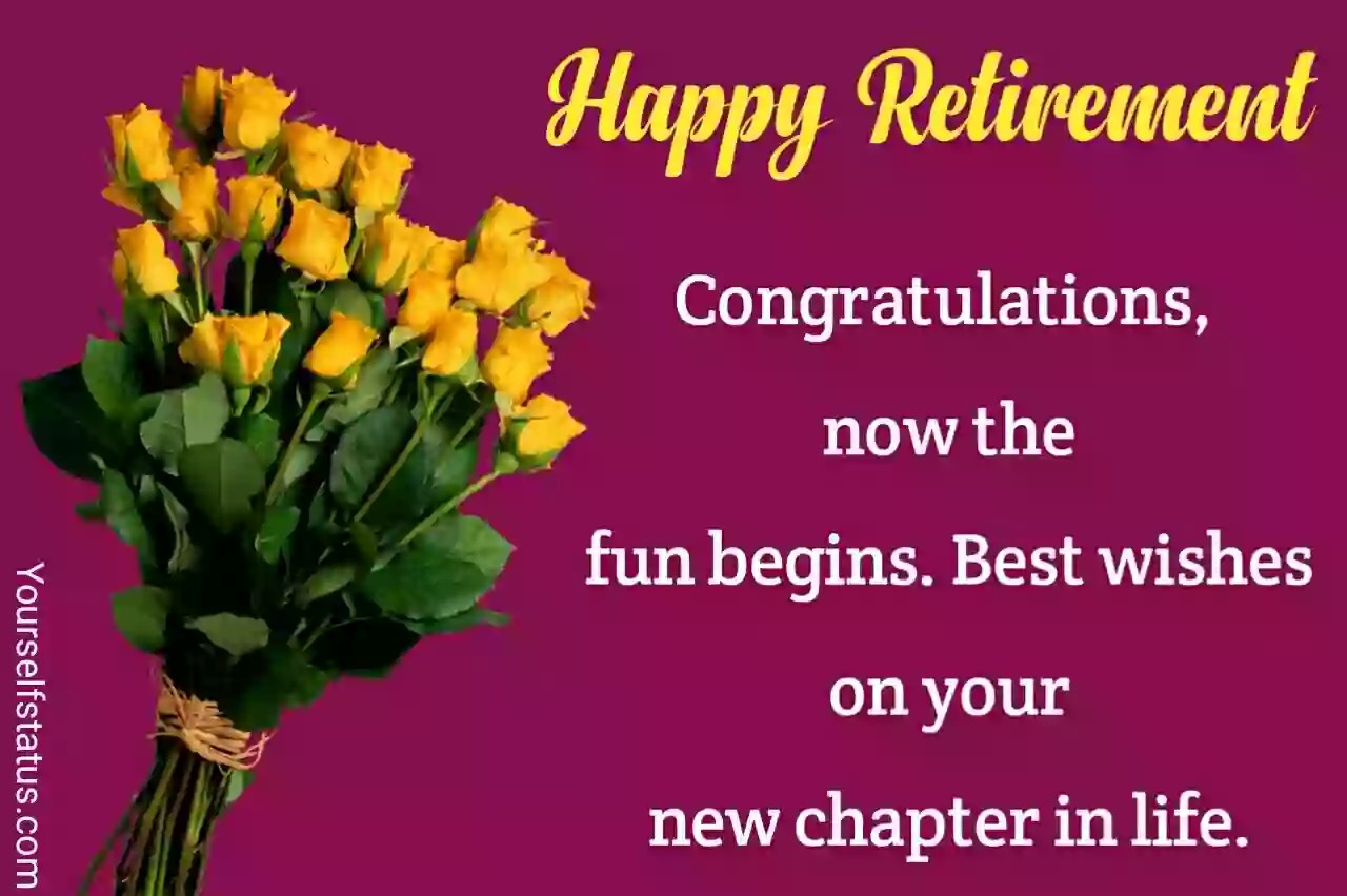 100+ Retirement wishes in english retirement messages in english