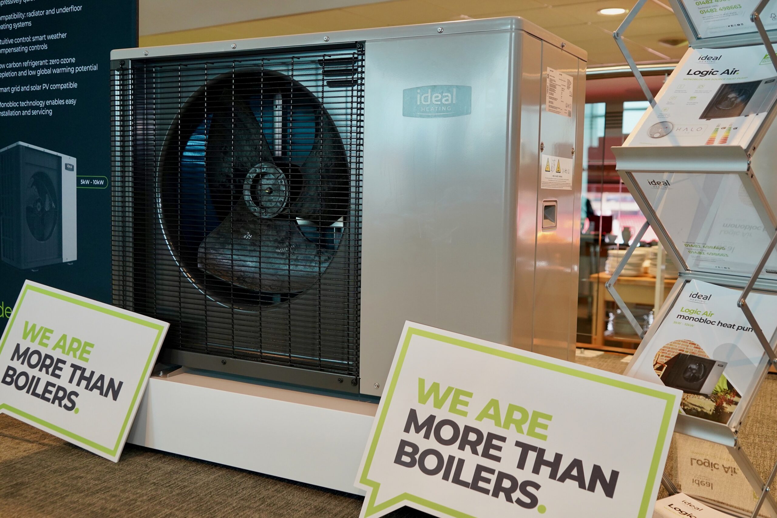 Ideal Heating takes Logic Air heat pump on the road Show Home Magazine