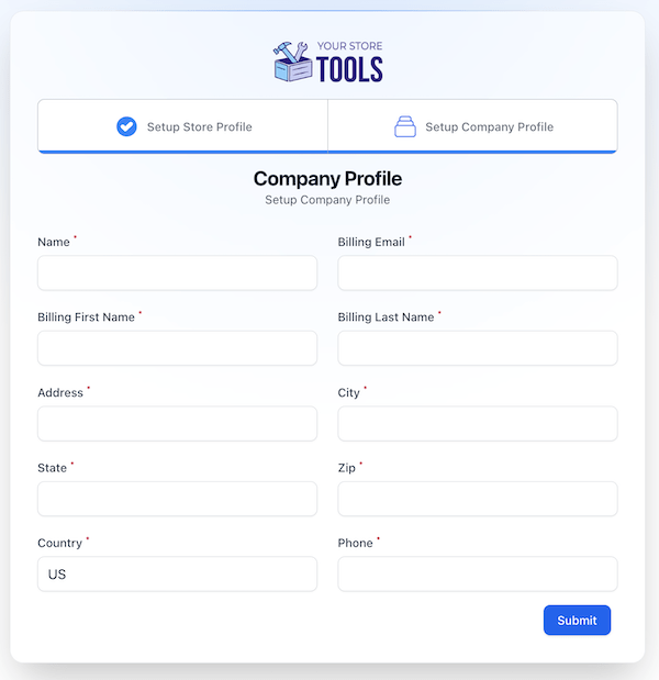 Creating a Your Store Tools Account
