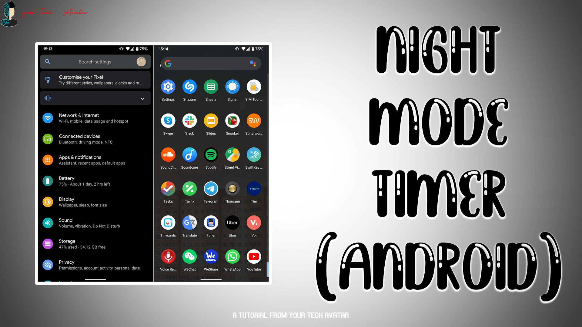 How to set Android Dark Mode timer? Tech Info.