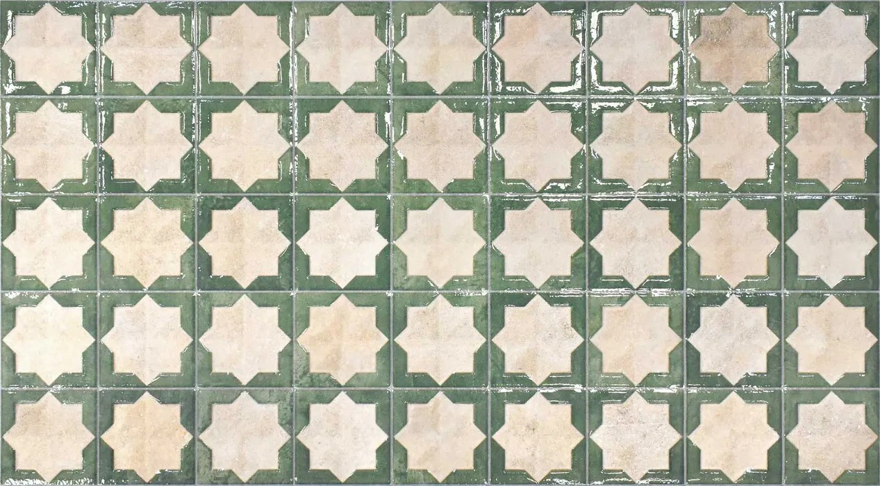 Zanzibar Moroccan Emerald Green 31 x 56cm Wall Tiles — Your Tiles