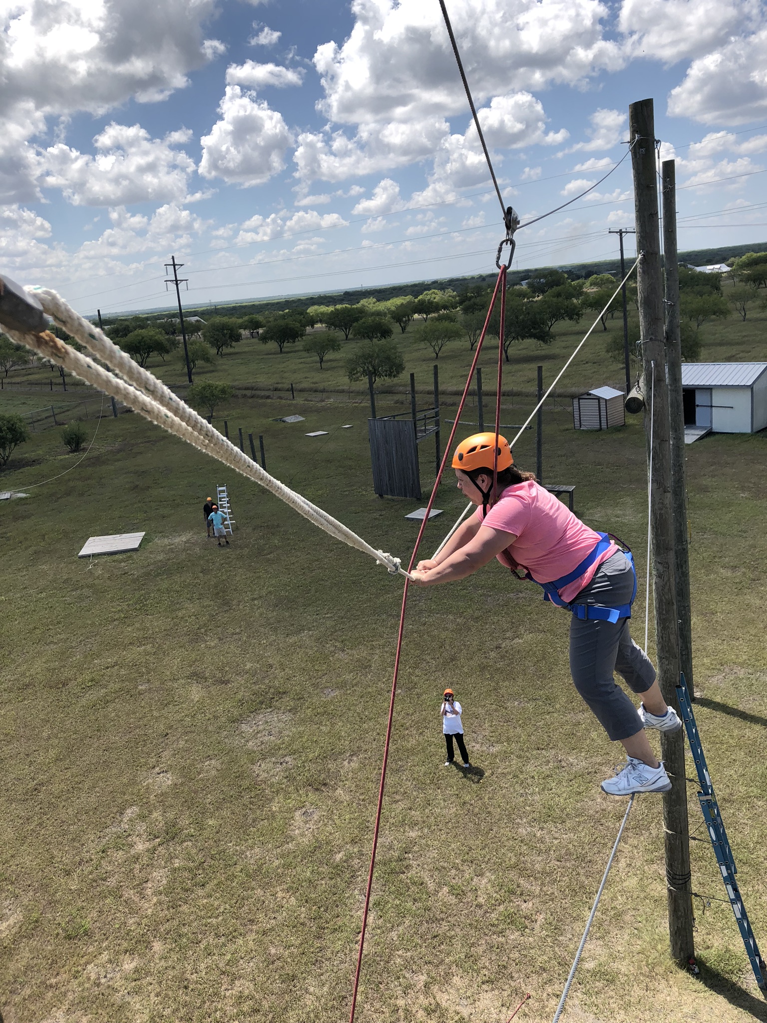 Volunteer at the Ropes Course Youth Odyssey Community Training