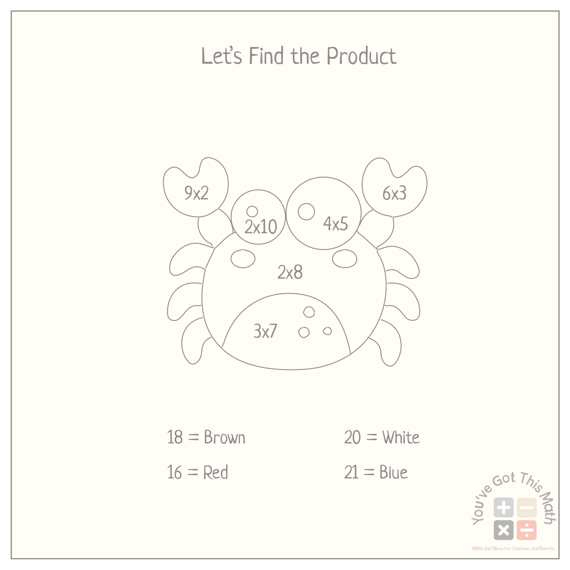 10 Free Ocean Color by Number Pages