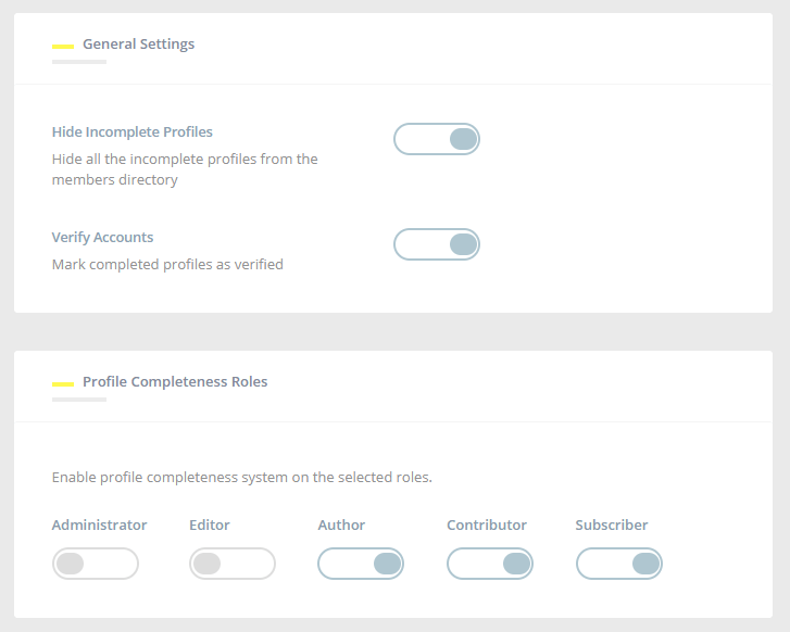 BuddyPress Profile Completeness Youzify (formerly Youzer)