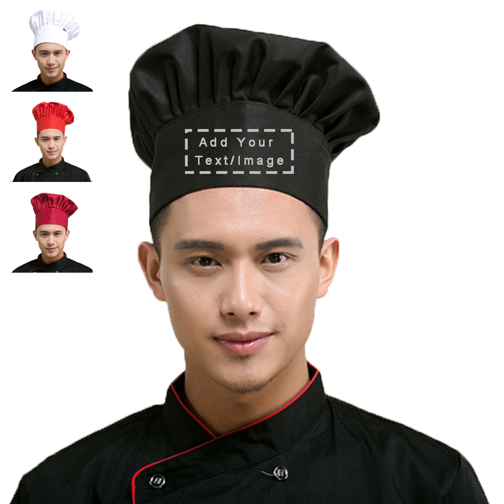 Chef Hat Personalized Hotel Waiter Kitchen
