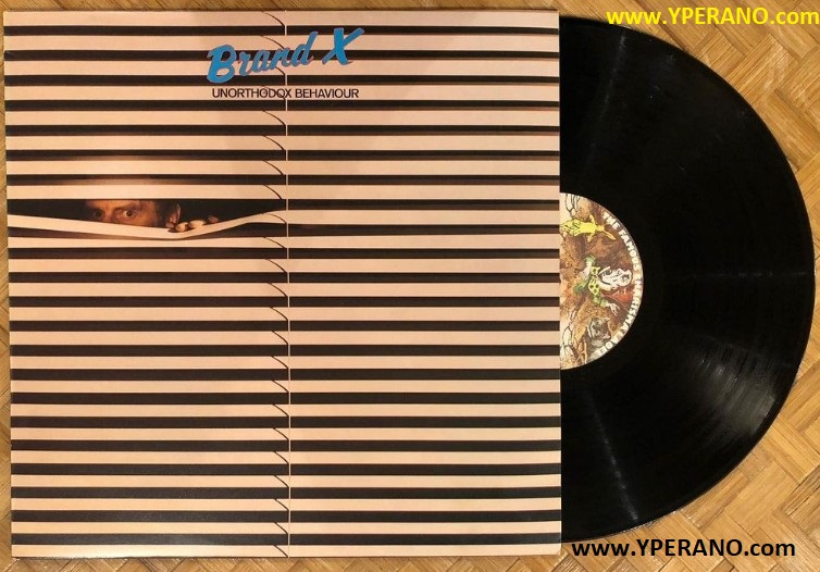 BRAND X Unorthodox behaviour LP 1976 w. Genesis drummer Phil Collins