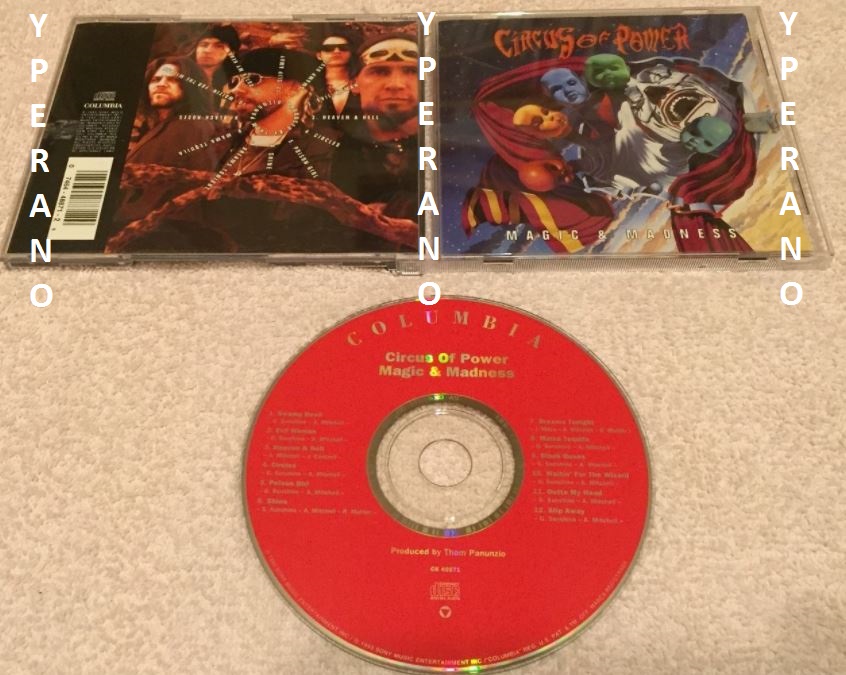 CIRCUS OF POWER Magic & Madness CD. Classic Dirty Sleazy Hard Rock