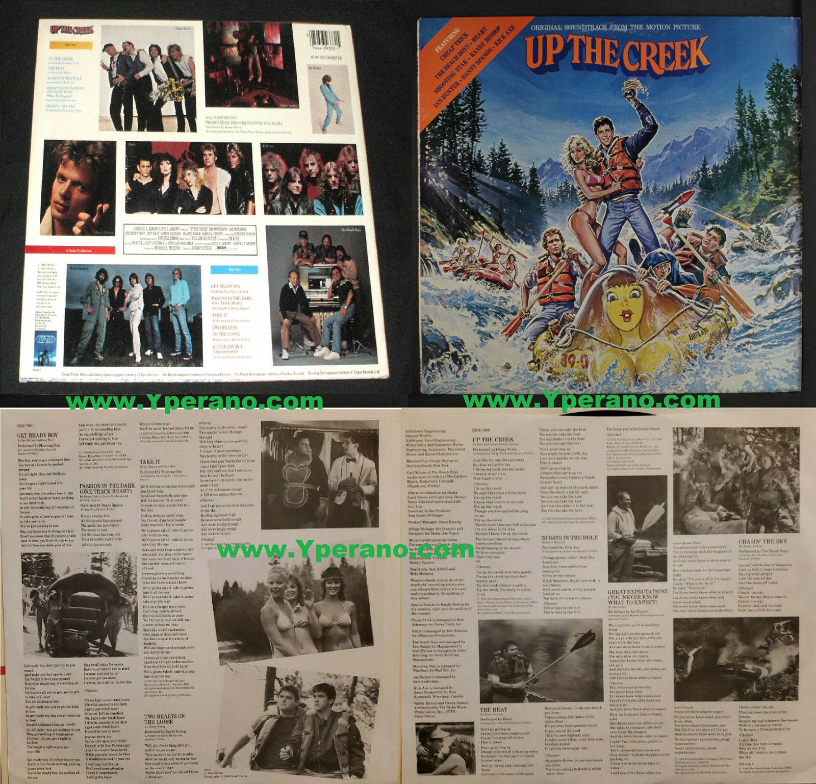 UP THE CREEK Soundtrack LP 1984 RARE. Only released on vinyl, never on