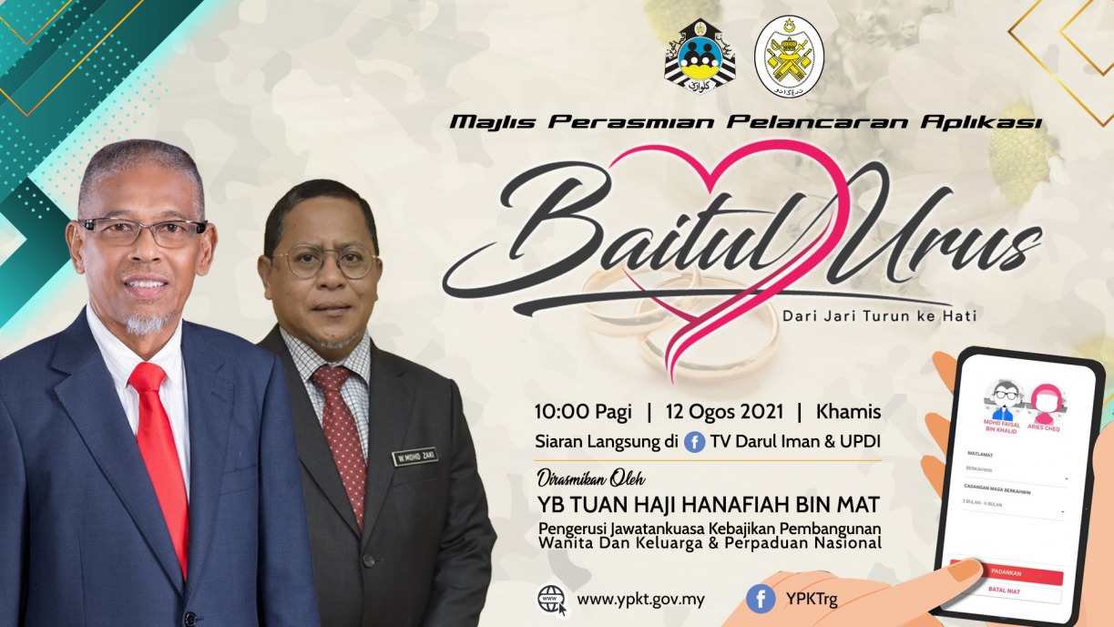 Aplikasi Mencari Jodoh Muslim "Baitul Urus" Dilancarkan
