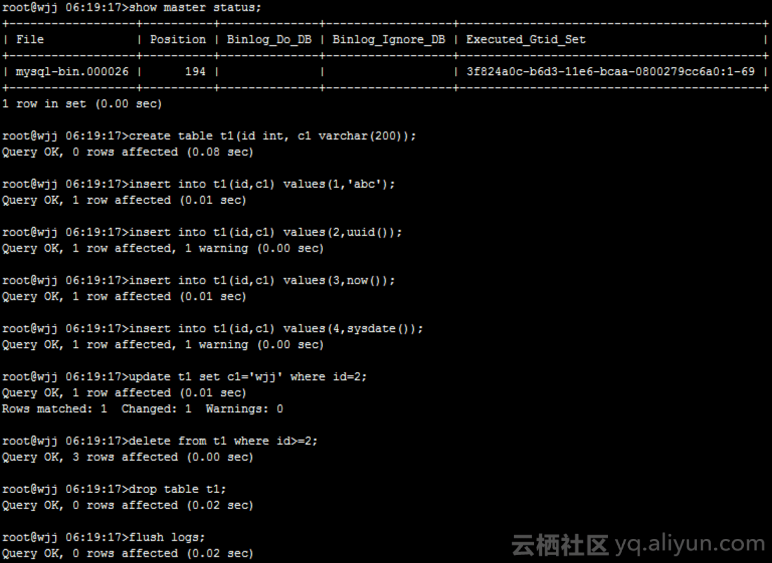 [MySQL 5.7]：binlog statement_linuxheik的专栏CSDN博客