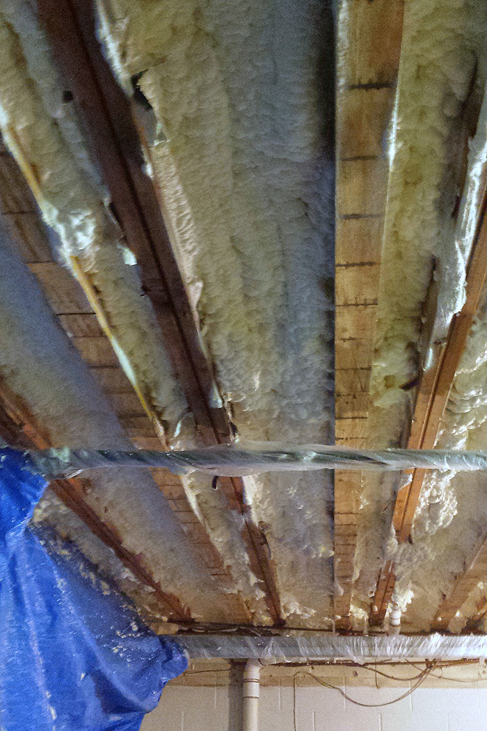 sprayfoaminsulationatceilingjoists YR Architecture + Design
