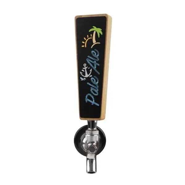 Mini Double Side Chalkboard Tap Handles With Laser Logo Custom Beer