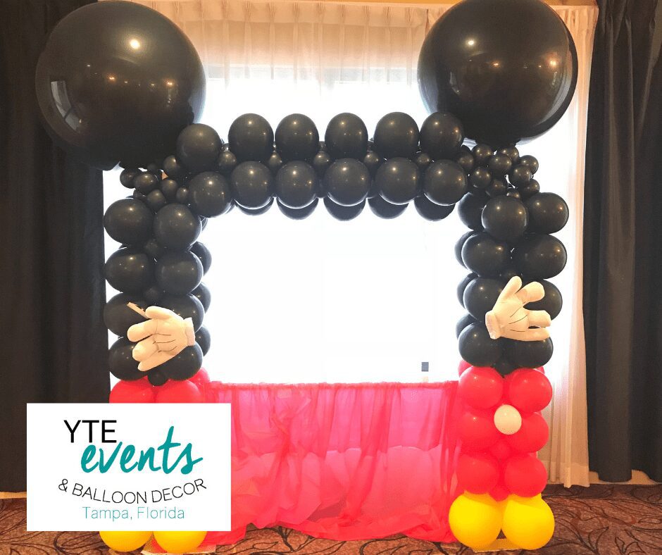 Make Mickey Mouse Balloon Decoration Shelly Lighting