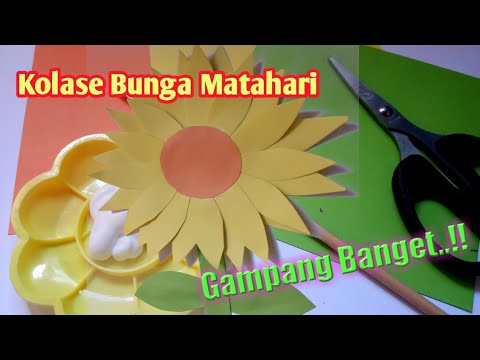 Gambar bunga matahari hitam putih untuk kolase bisa anda temui di halaman ini. Membuat Kolase Bunga Matahari Dari Kertas Origami Lagu Mp3 Mp3 Dragon