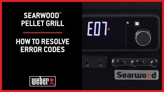 Weber Searwood Pellet Grill How To Resolve Error Codes Weber Grills Mp3