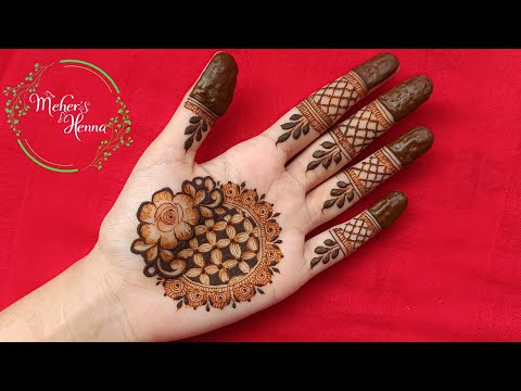Intricate Rose Mehndi Design For Palm Meher S Henna Lagu Mp3 Mp3 Dragon