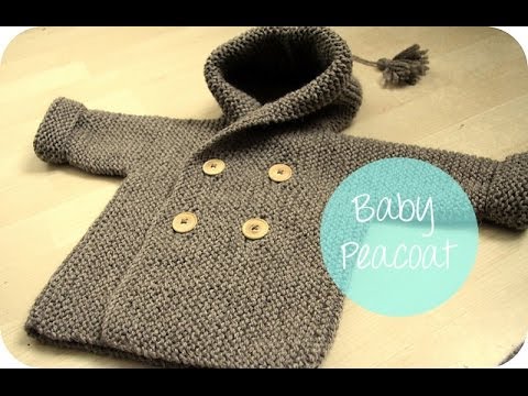 Tuto Paletot A Capuche Bebe Au Tricot Facile Hooded Cardigan Baby Easy Knitting Lagu Mp3 Mp3 Dragon