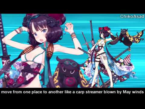 Fate Grand Order Saber Swimsuit Noble Phantasm Shokoku Taki Meguri English Sub Lagu Mp3 Mp3 Dragon