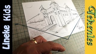 3d Tekenen In Stappen Optische Illusie Spiraal Voor Beginners