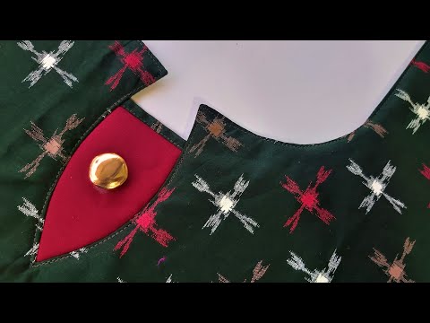 churidar neck stitching