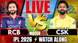 🔴IPL 2026 LIVE: RCB vs CSK Live Match Score | Bengaluru vs Chennai Live Cricket Match Today