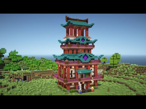 Minecraft How To Build A Japanese Temple Lagu Mp3 Mp3 Dragon