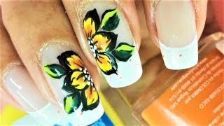 15 Disenos De Unas De Girasol Para La Temporada