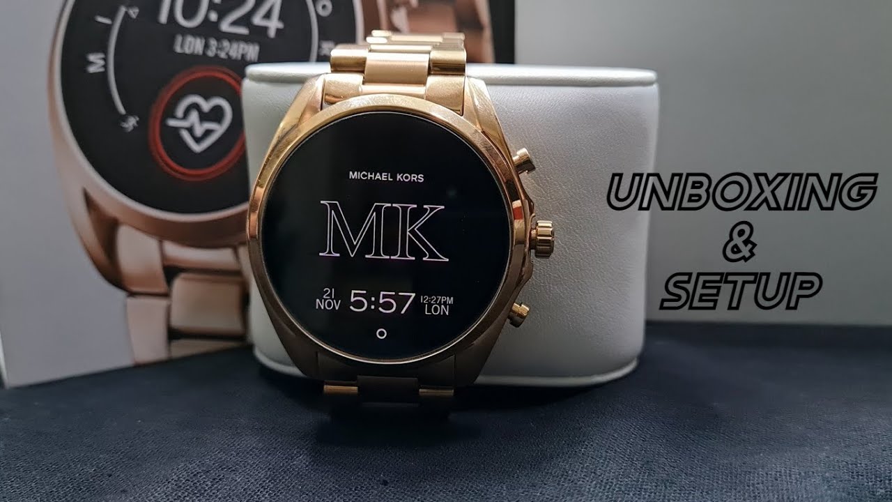 NEW MICHAEL KORS SMARTWATCH MKT5105 BRADSHAW 2021 BEST