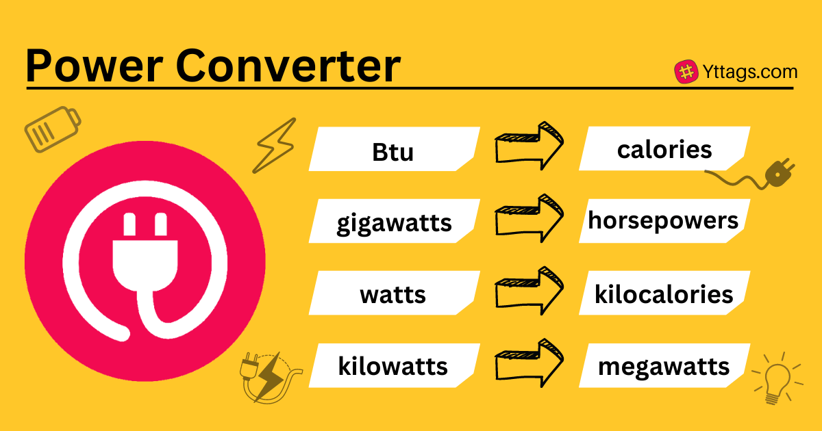 Electric power Converter Online Yttags