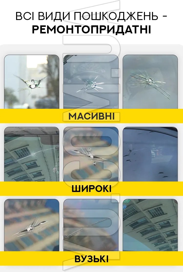 Набор для ремонта ветрового стекла Versachem Windshield Repair, купить