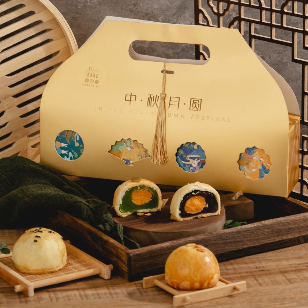 [4pcs] Shanghai Mooncake Gift Set Delivery in Malaysia YuBake