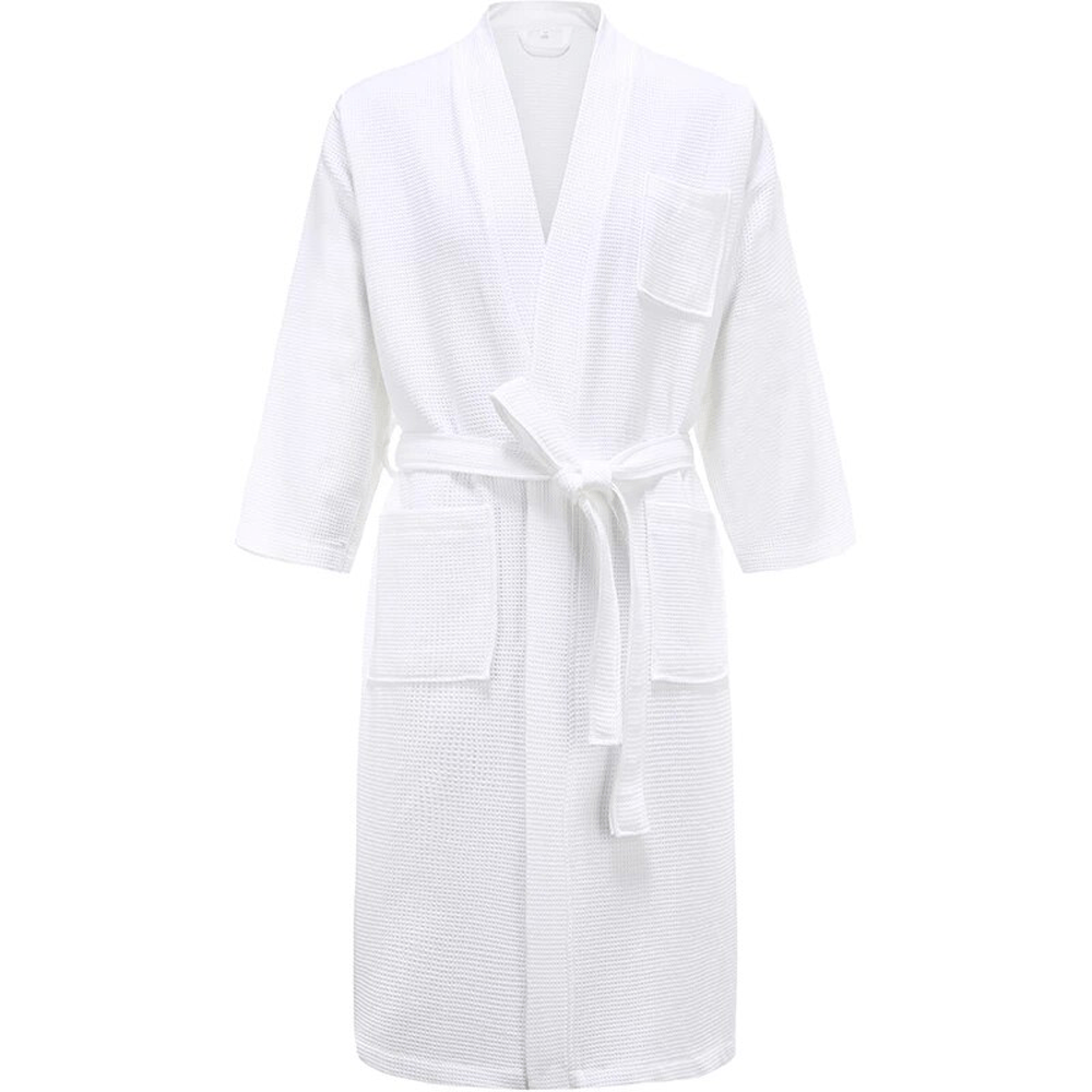 Waffle Kimono 100 Cotton Bathrobe Solomon Yufe and Company Limited