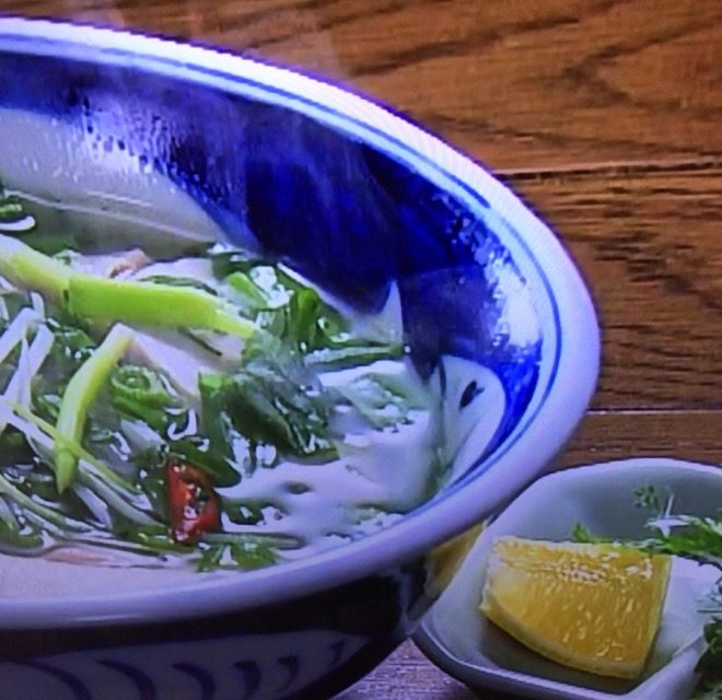 ヴォ・タンの鶏肉のフォー/NHKぐっと身近にアジアごはん YUIONE