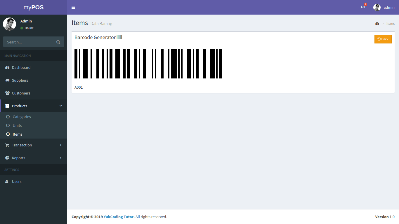 Membuat Barcode Generator di PHP / CodeIgniter [29] YukCoding