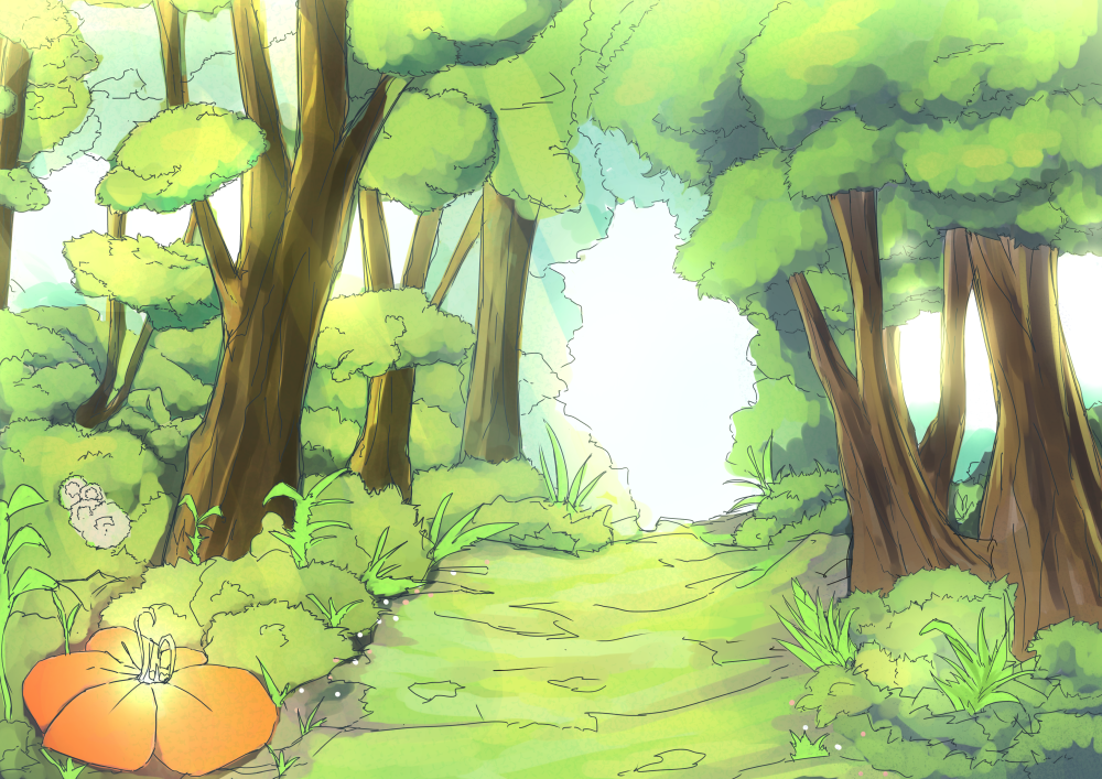 【100+】 森 背景 イラスト イラスト画像ギャラリー