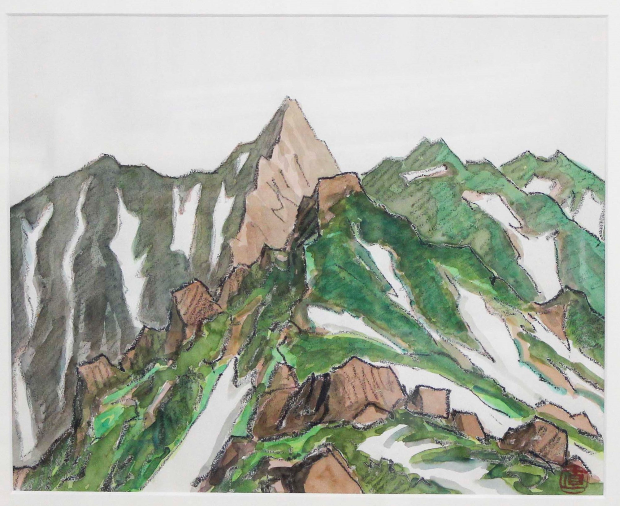 坂本直行 水彩画と油彩画 悠久堂書店