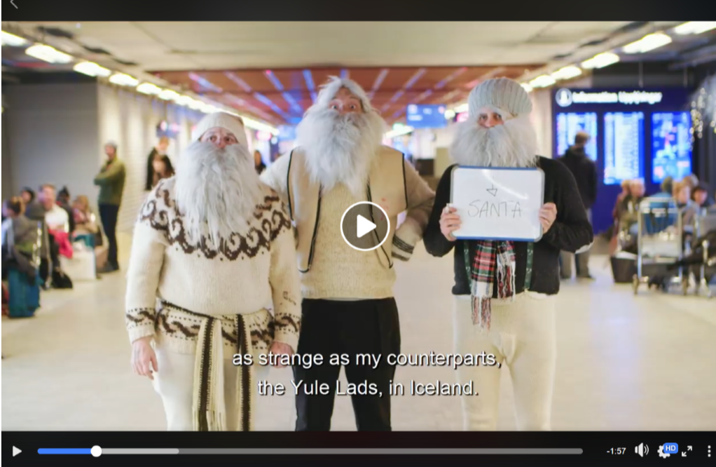 What does Santa think of the Yule Lads? Meeting at Keflavik Yule Lads Legend
