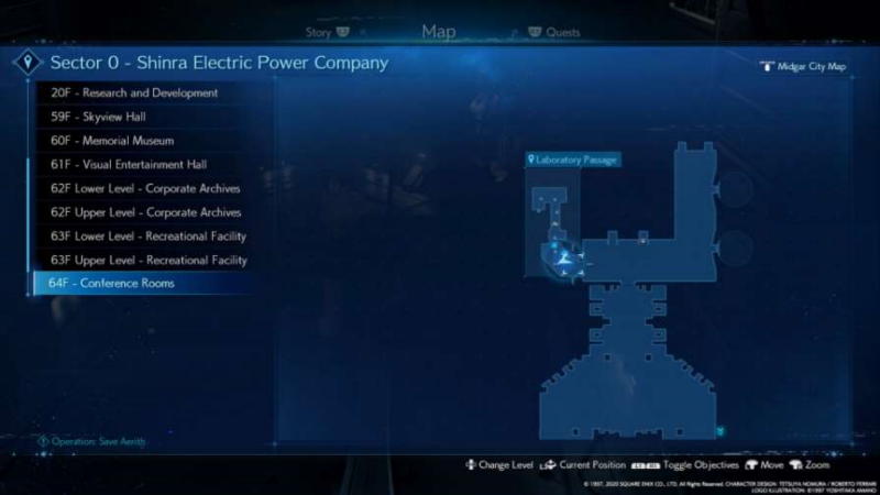 Sector 0Shinra Electric Power Company FF7R Strategy Guide