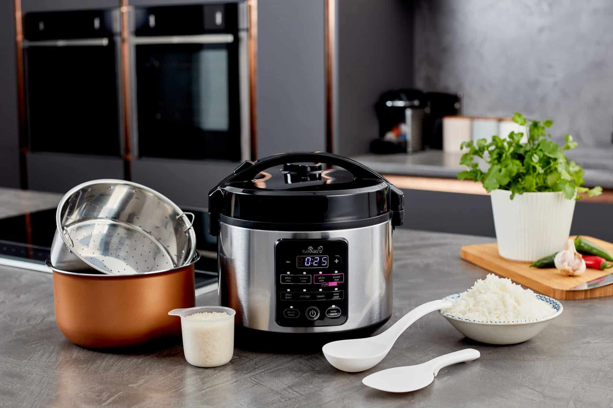 Kumo YumCarb Advanced Fuzzy Logic Ceramic Rice Cooker Yum Asia UK