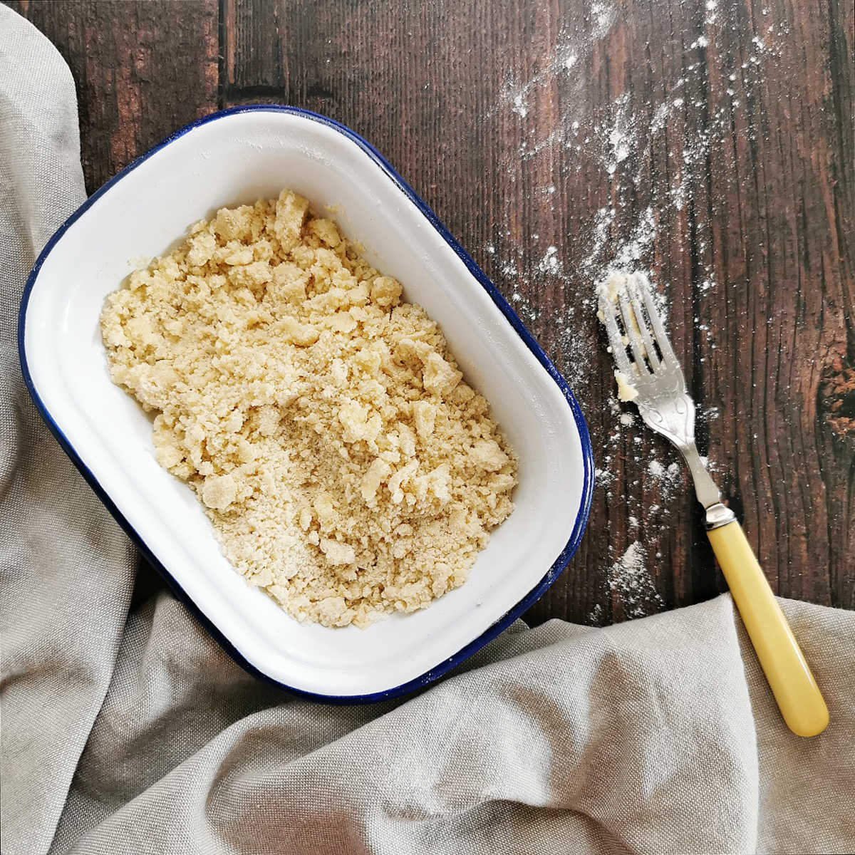 Crumble Topping Universal Recipe for Fruit Crumble or Crisp + Flavour