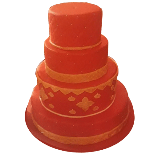 4 Tier Designer Wedding Cake Online at Best Price YummyCake