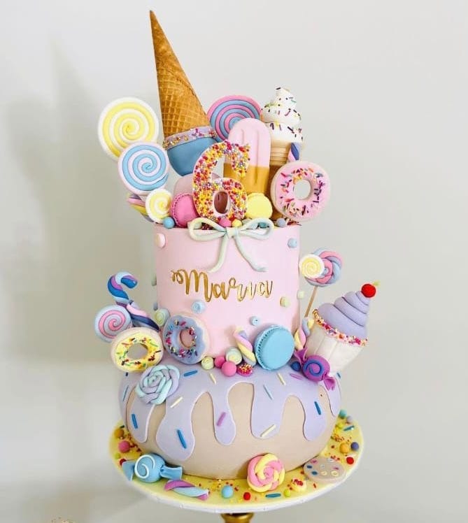 Order 2Tier Candyland Cake Online Yummycake