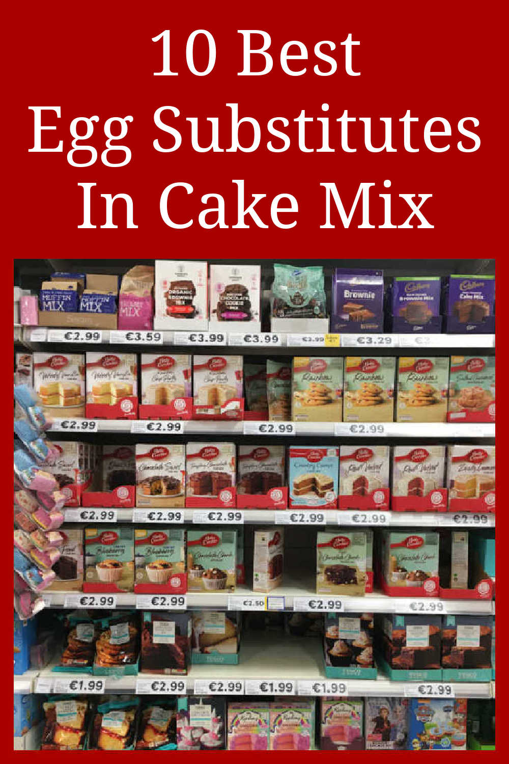 10 Best Substitute For Eggs In Cake Mix Ideas Easy Alternatives