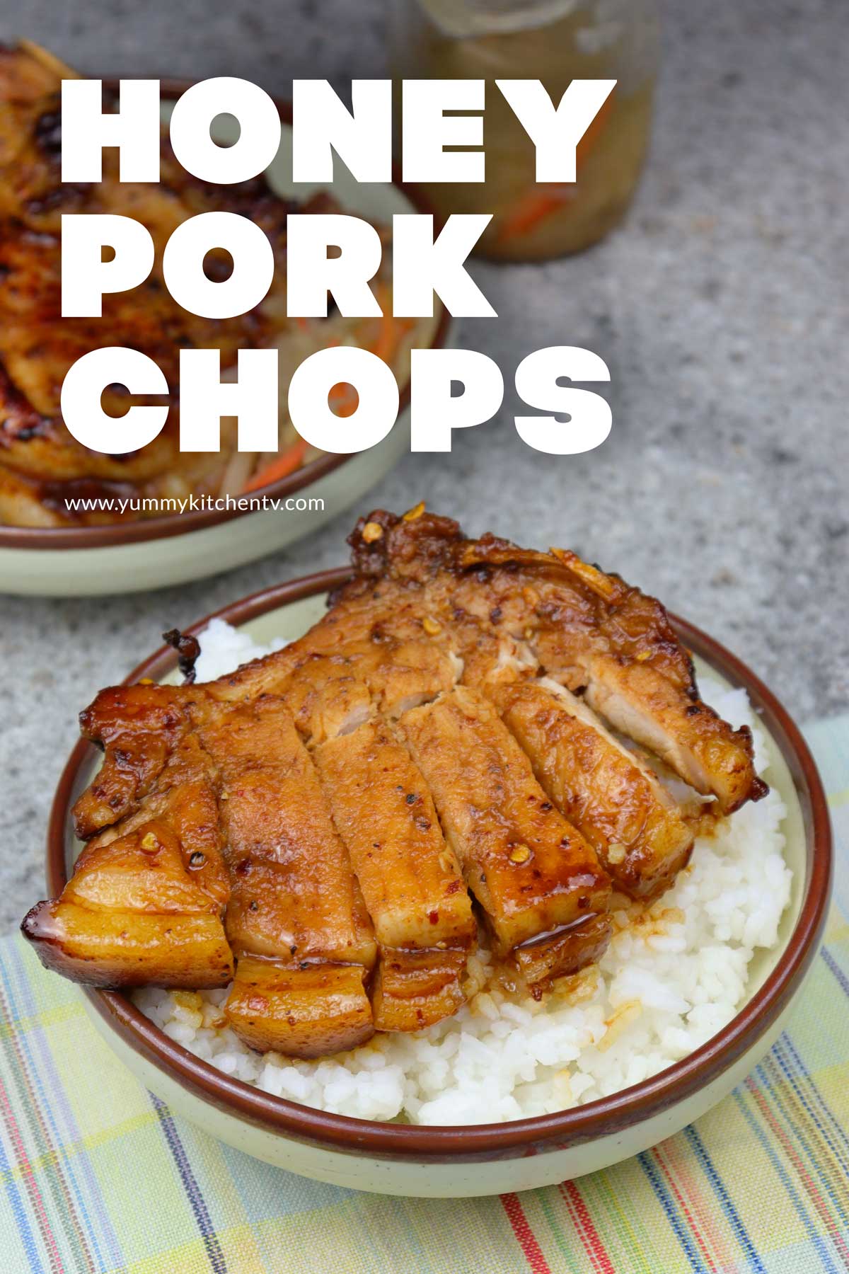 Honey Pork chops (with only 3 ingredients) Yummy Kitchen