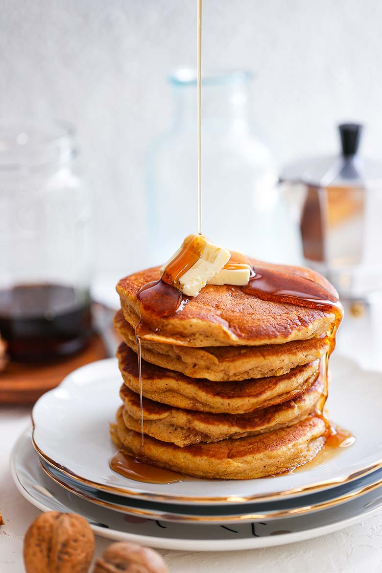 Pumpkin Pancakes With Pumpkin Puree